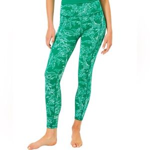 *NWT* Lilly Pulitzer UPF 50+ Luxletic 26" High Rise Weekender Legging | Safari